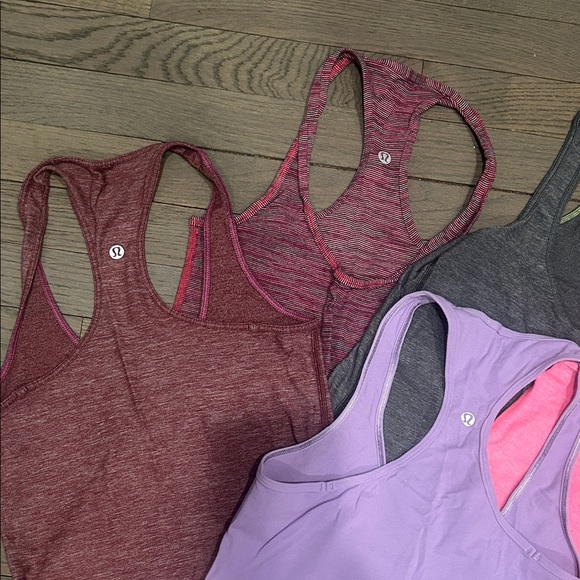 Women's Racerback Tank Top Set - Multi-Color - Picture 2 of 4